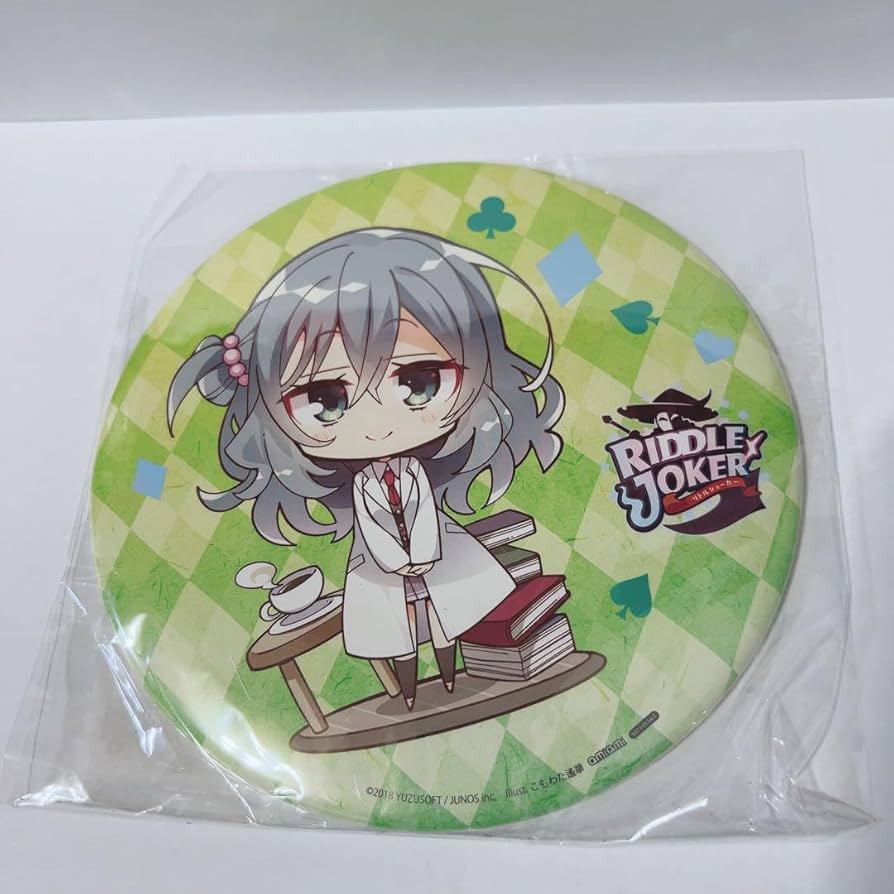 式部茉優 フィギュア あみあみ限定 缶バッジつき ゆずソフト RIDDLE