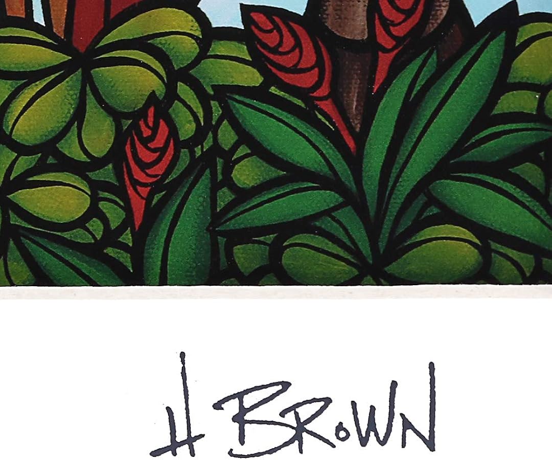 Amazon.co.jp: [ヘザーブラウン] HEATHER BROWN アートプリント ISLAND