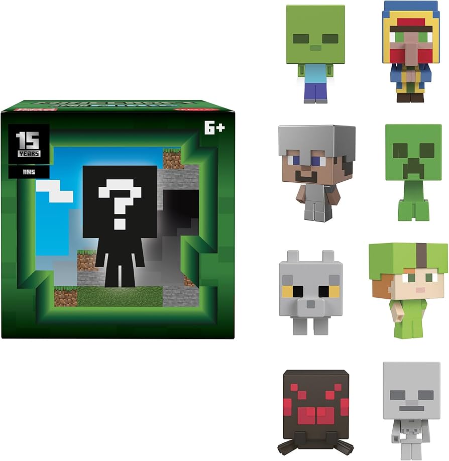 Amazon.co.jp: マインクラフト(MINECRAFT) モブヘッド ミニフィギュア