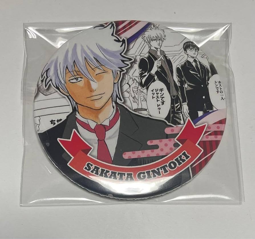 ②㊲ 銀魂 坂田銀時 コレクション缶バッジ HEROES ヒーローズ ②㊲