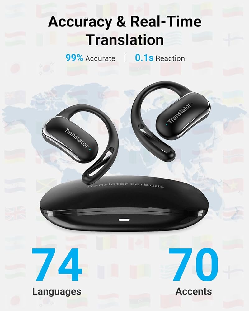 Amazon.com: Xupurtlk Language Translator Earbuds, Translation