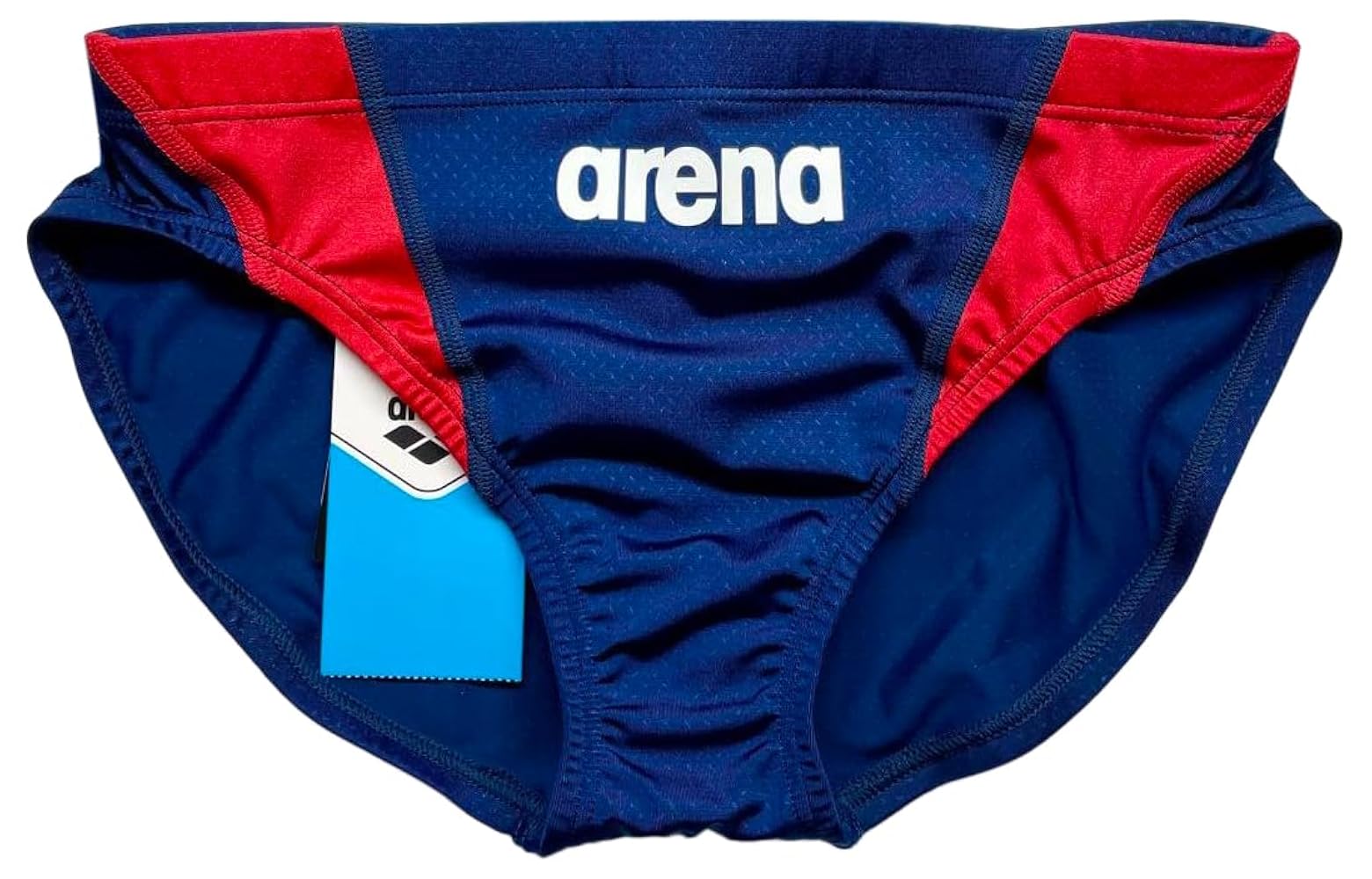 arena (アリーナ)競泳水着 ブルー×ホワイト Vパン・競パン L 競パン