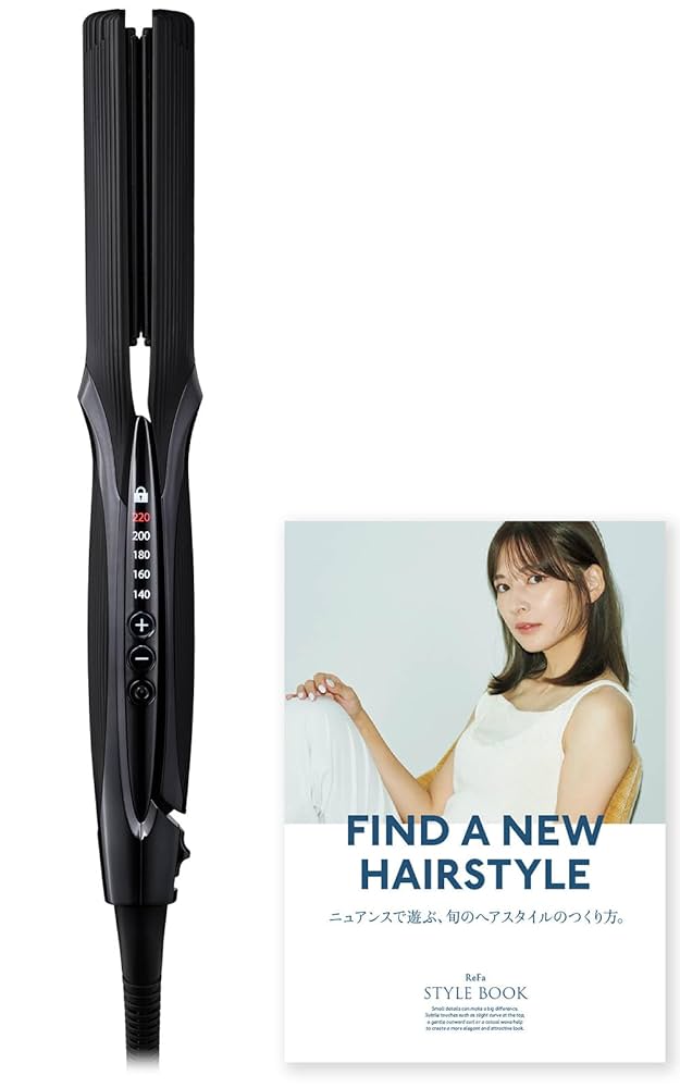 使用数回 リファ カールアイロン プロ 32mm ヘアアイロン ブラック 黒