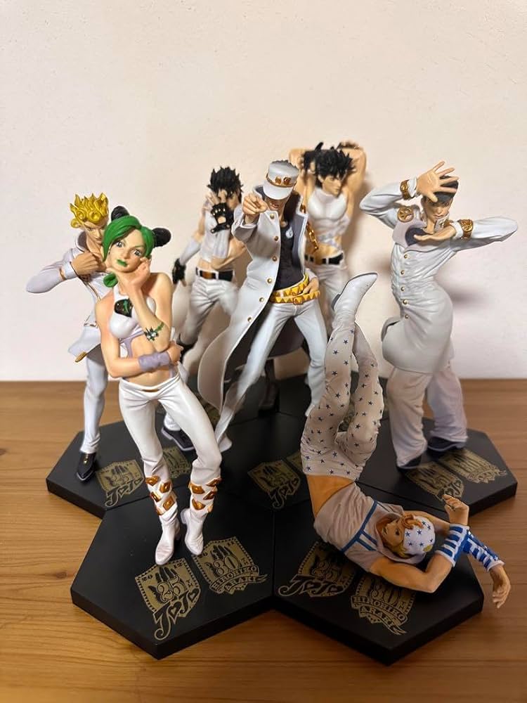 ジョジョの奇妙な冒険 一番くじ アニバーサリーズ 主人公7体 & スタンド3体