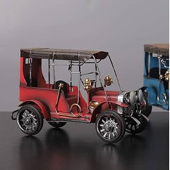 ビンテージ クラシックカー模型 1934年式風 金属調モデル / レトロカー