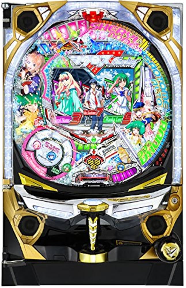 ☆ パチスロ 実機 初代 マクロス F フロンティア 不要 ドア設定キー有