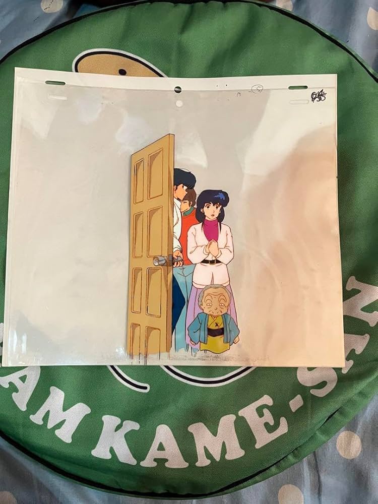 めぞん一刻音無響子セル画アニメ80年代高橋留美子高田明美先生サイン付き