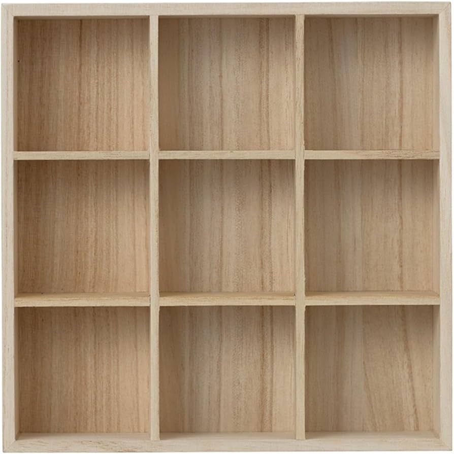 Amazon.co.jp: デコレコーポレーション concombre 枡目木箱 9マス