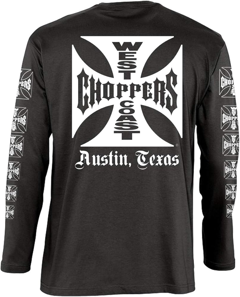 West Coast Choppers Men Long-Sleeve T-Shirt OG Classic, Black
