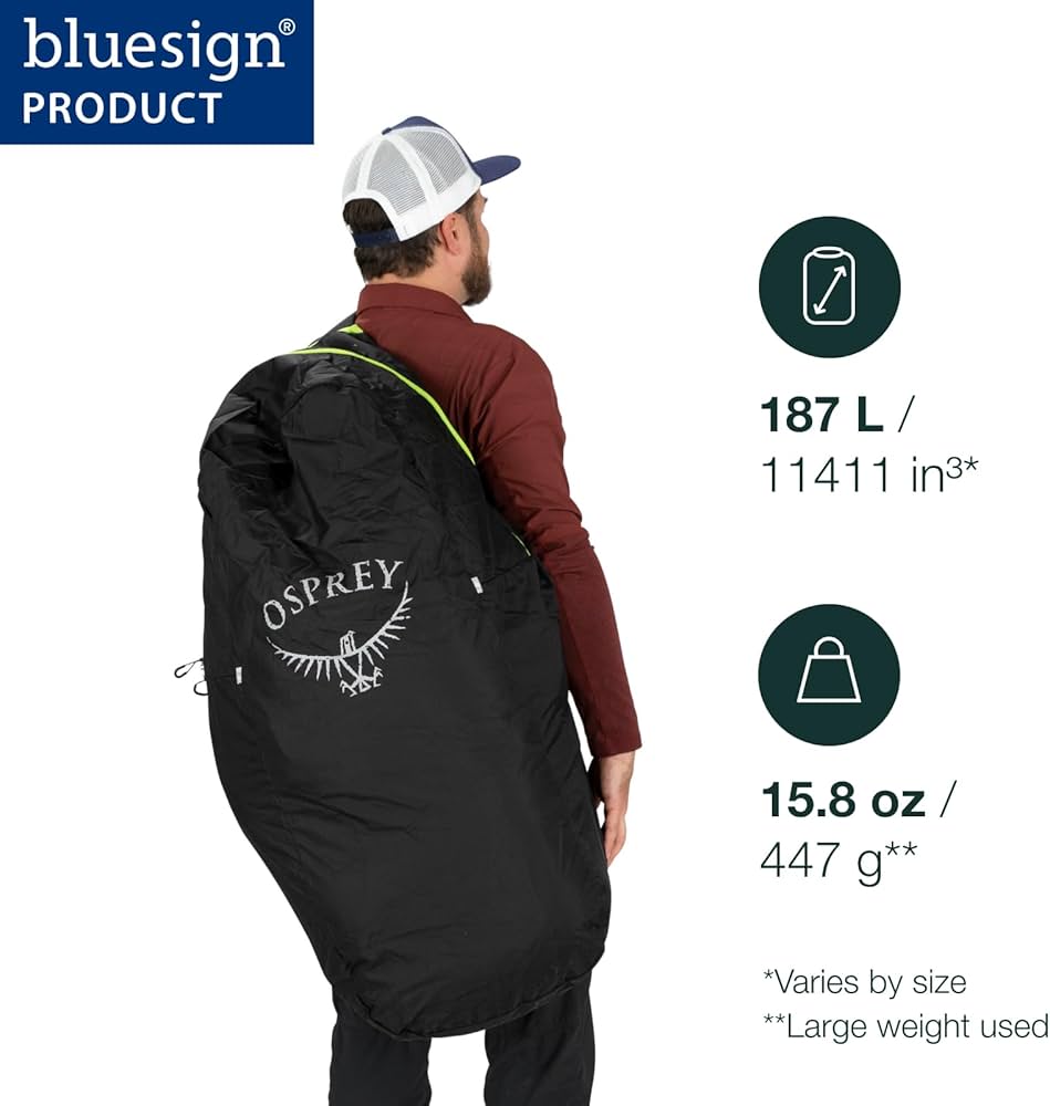 Amazon.com : Osprey Airporter Protector for Backpack, Black, Small