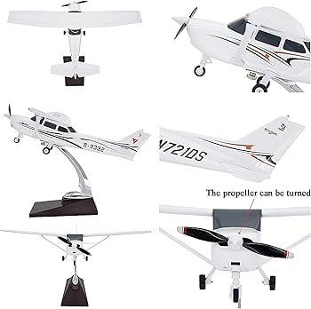 Amazon.co.jp: セスナ172 1:32 10.8インチランディングギアアブス樹脂