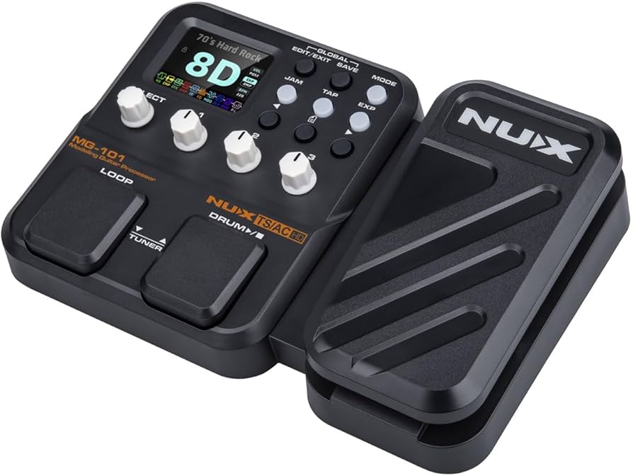 Amazon.com: NUX MG-101 Multi Effects Pedal with 46 Effects, 25