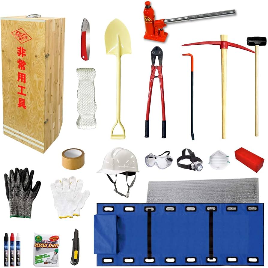 Amazon.co.jp: 防災専門店MT-NET 非常用工具 災害救助 セット MT