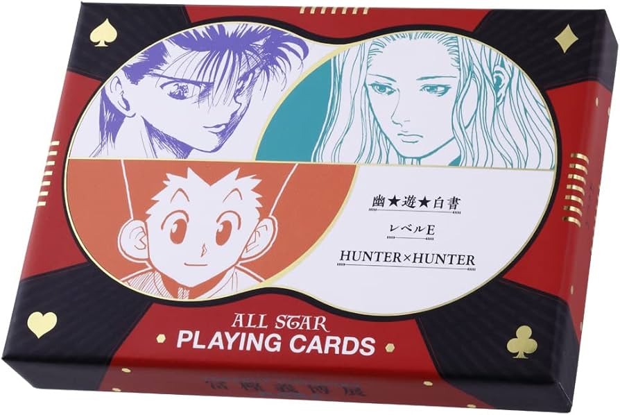 HUNTER×HUNTER 冨樫義博展 オールスター箔押しトランプ クロロ HUNTER