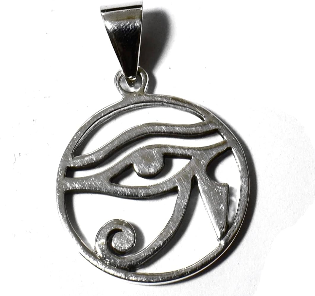 Amazon | 古代エジプト ホルスの眼(ウジャト) シルバー ペンダント