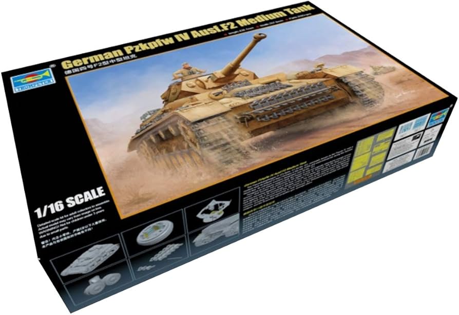 Amazon | トランペッター 1/16 ドイツ軍 IV号戦車F2型 プラモデル