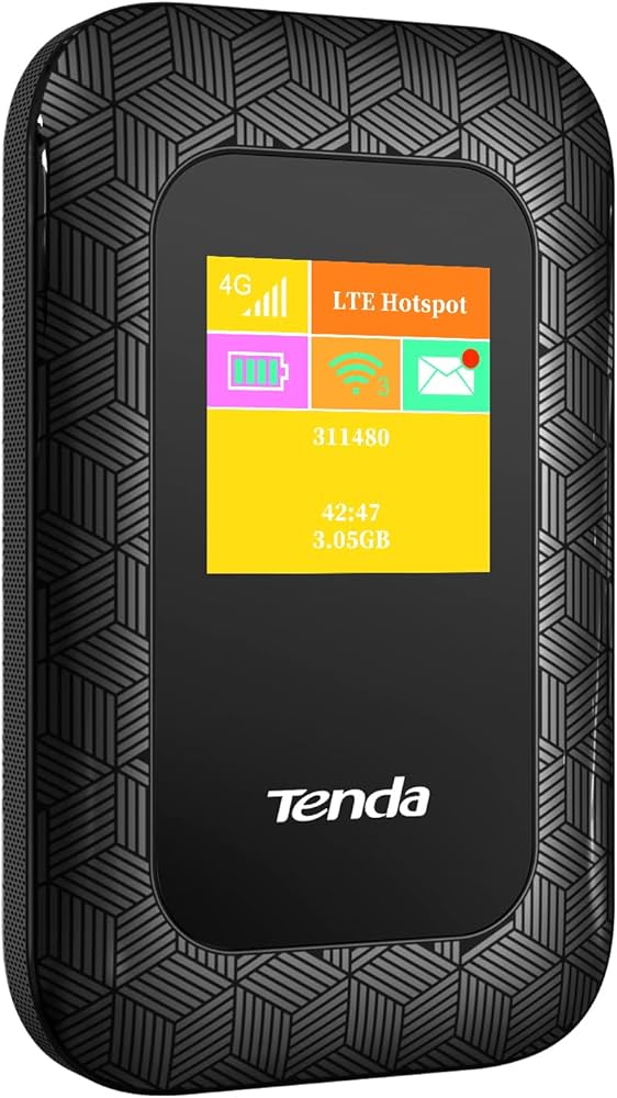 Amazon.com: Tenda 4G Mobile Hotspot - 4G LTE Cat4 150Mbps MiFi