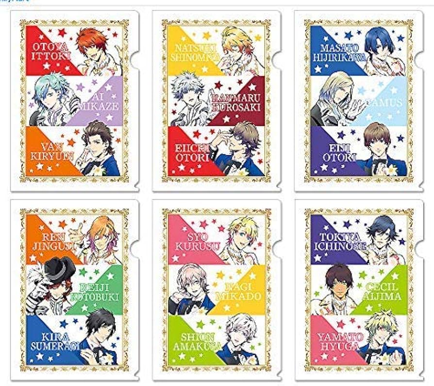 Amazon | 全6種セット うたのプリンスさまっ クリアファイル 第1弾