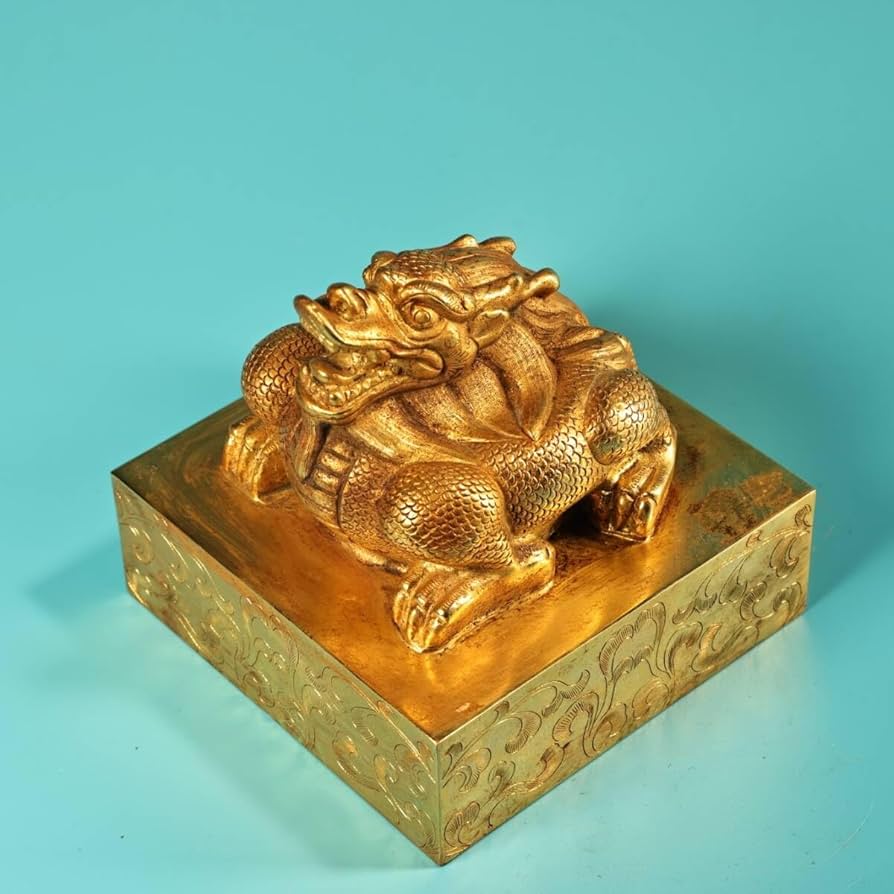 中国古美術・旧蔵銅胎鎏金缶・純銅細密彫・純手作り・高浮彫・茶道具