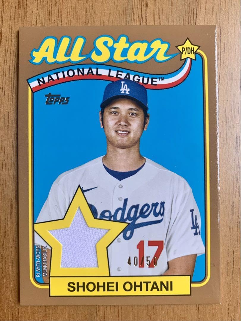 大谷翔平 TOPPS J.ロビンソンMLBデビュー75周年 記念パッチカード 大谷