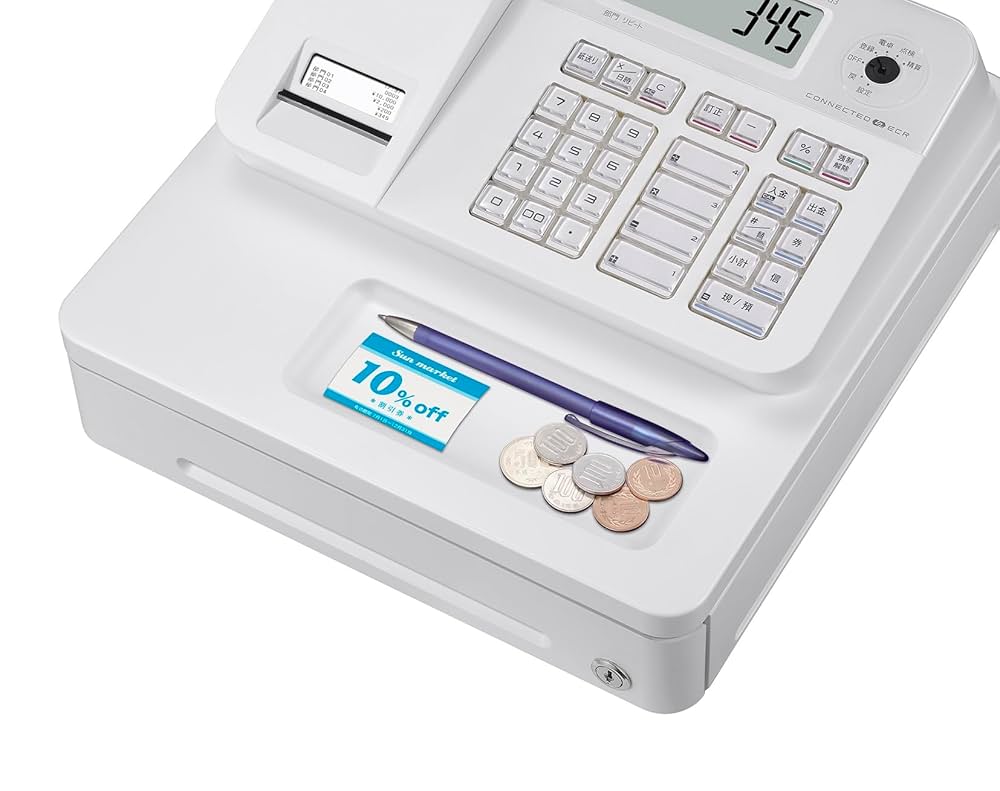 CASIO デジタルタイムレコーダー カシオ レジスター SR-G3-WE CASIO