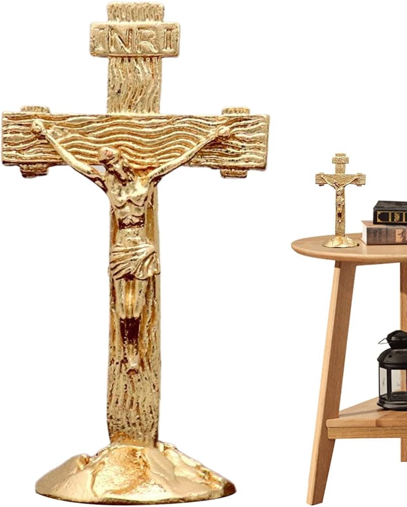 850『十字架 人物 磔刑 陶板』 /骨董品 古美術 古道具 アンティーク