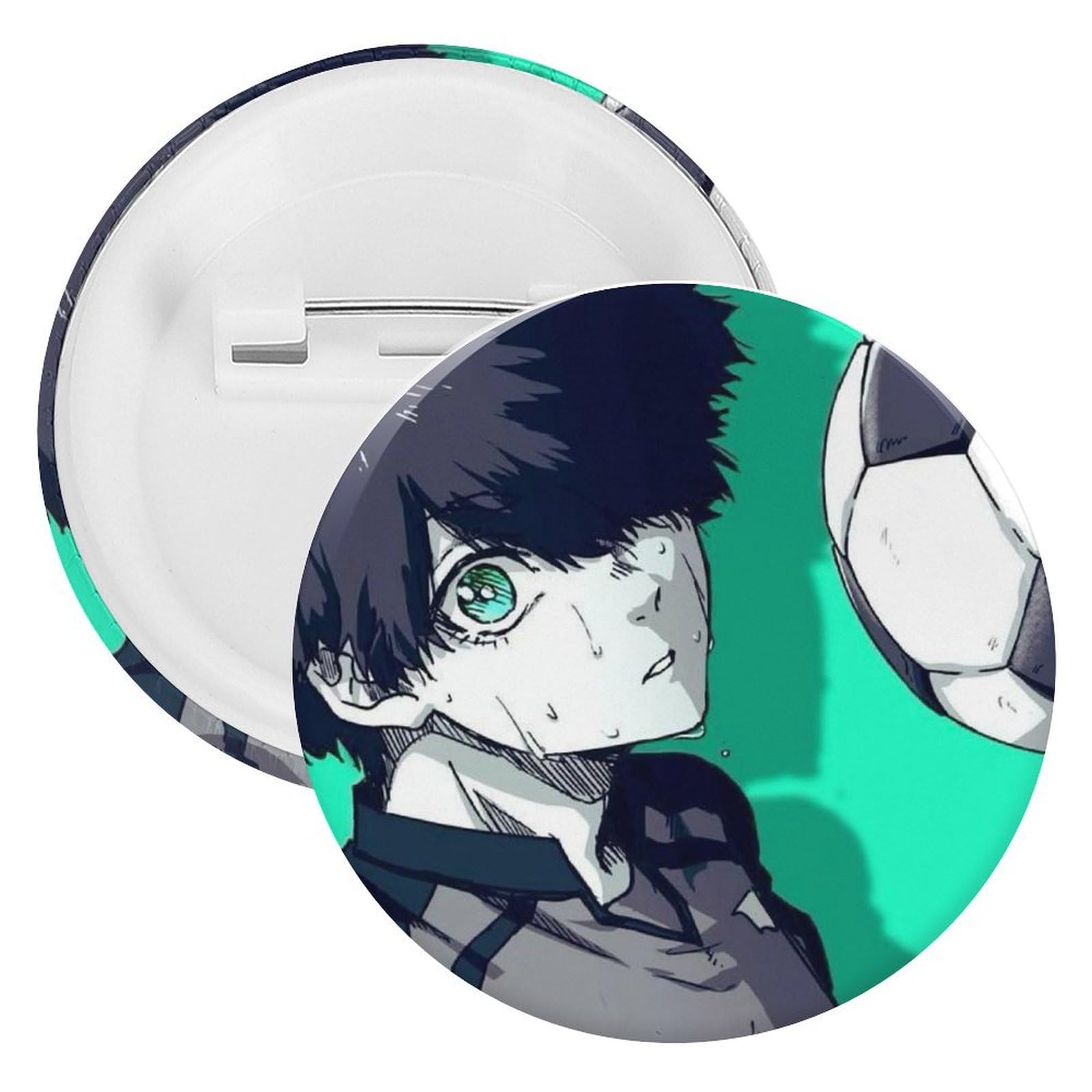 ブルーロック ニ子一揮30点 トレーディングジュエリー缶バッジ 原作絵