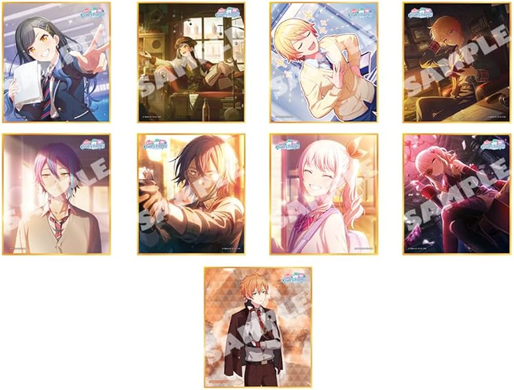 プロセカ プロジェクトセカイ ミニ色紙コレクション 9枚セット 東雲