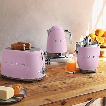SMEG トースター ローズゴールド 2-Slice Toaster, Rose Gold — Peppercorn