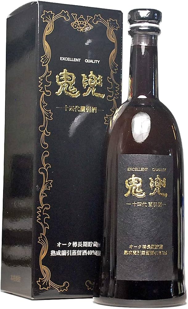 Amazon.co.jp: 十四代 鬼兜 蘭引焼酎720ml 40°高木酒造 : 食品・飲料