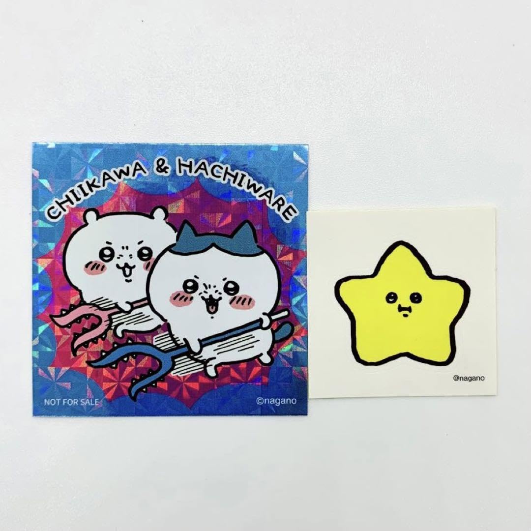 Amazon.co.jp: ちいかわ ハチワレ ステッカー ノベルティ ちいかわ