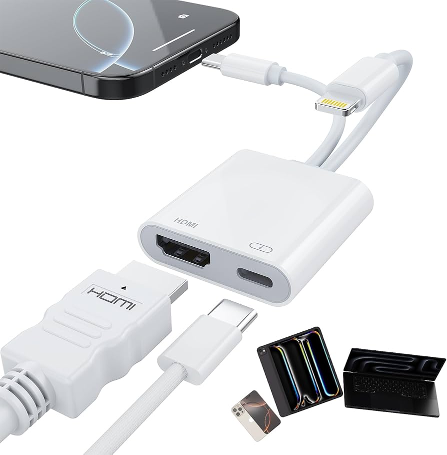 Amazon.co.jp: 【2025新登場・MFi認証】Type-C/iPhone HDMI変換