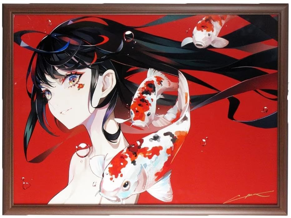 6U☆ 紫陽花小径複製原画絵師100人展10