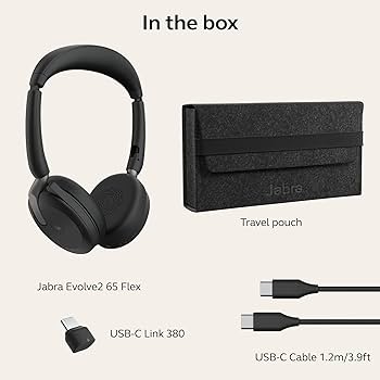 Amazon.com: Jabra Evolve2 65 Flex Wireless Stereo Headset