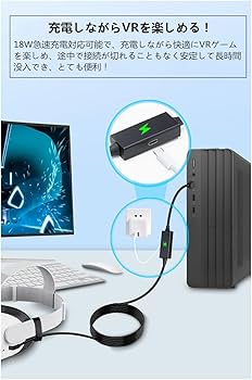 Amazon.co.jp: SHEAWA リンクケーブル・Meta Quest 3S/Quest 3/Quest 2
