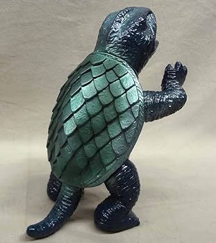 Amazon.co.jp: 日東復刻 ガメラ 青 ソフビ ブルマァク スラッシュ