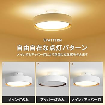 Amazon.co.jp : LOWYA ロウヤ シーリングライト 照明 天井照明 間接