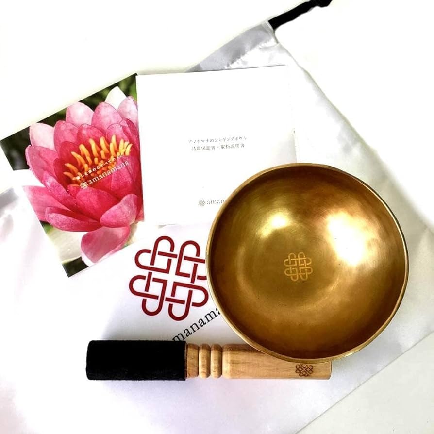 アマナマナ amanamana チベット・シンギングボウル 渋金・大サイズ
