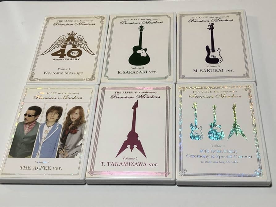 THE ALFEE 50th Anniversary DVD vol.1〜6 THE ALFEE 50th Anniversary