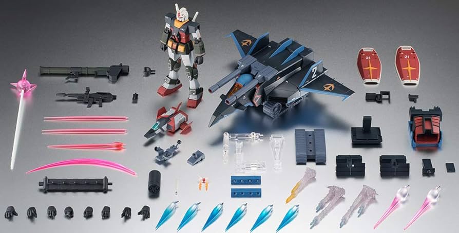 Amazon.co.jp: ROBOT魂 〈SIDE MS〉 RX-78-2 ガンダム ＆ Gファイター