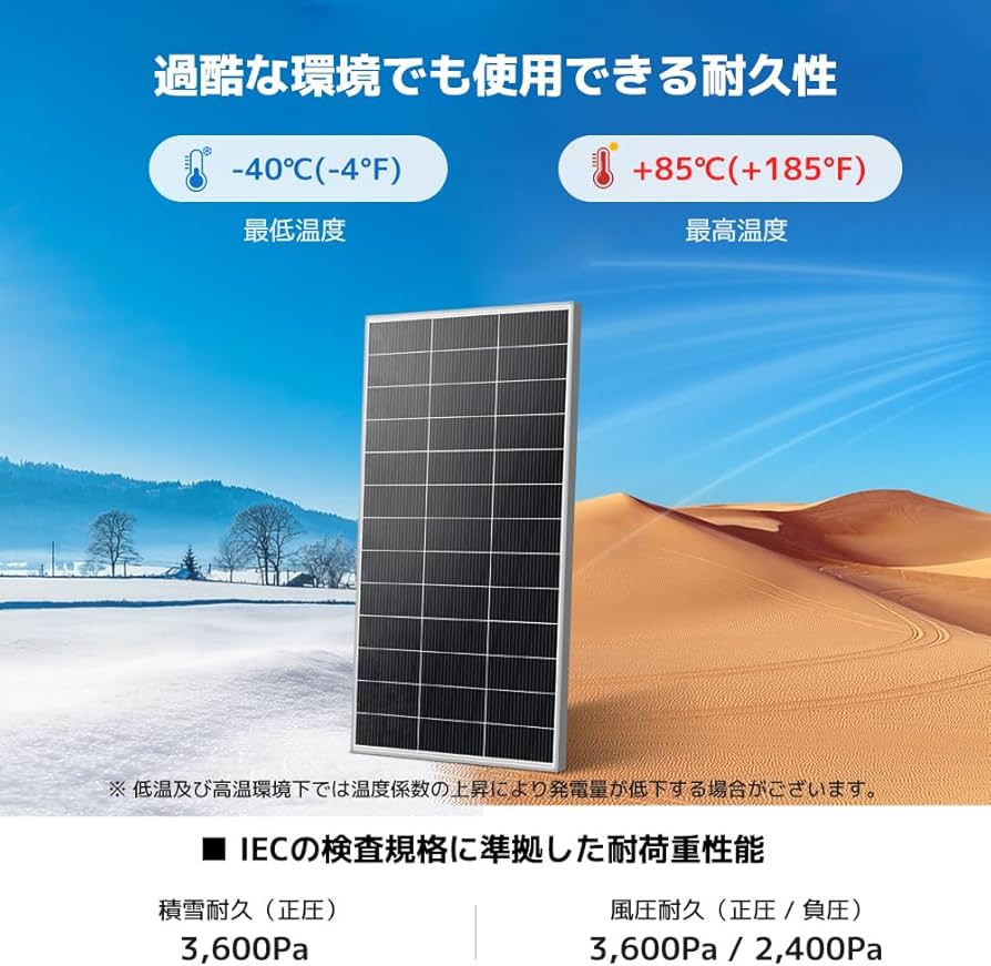 Amazon | LVYUAN【正規品】 200W 太陽光パネル 25年使える耐久性