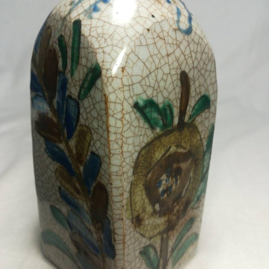 Amazon.co.jp: 砥部焼 鞆徳利 青磁 保命酒徳利 酒器 高さ 17cm