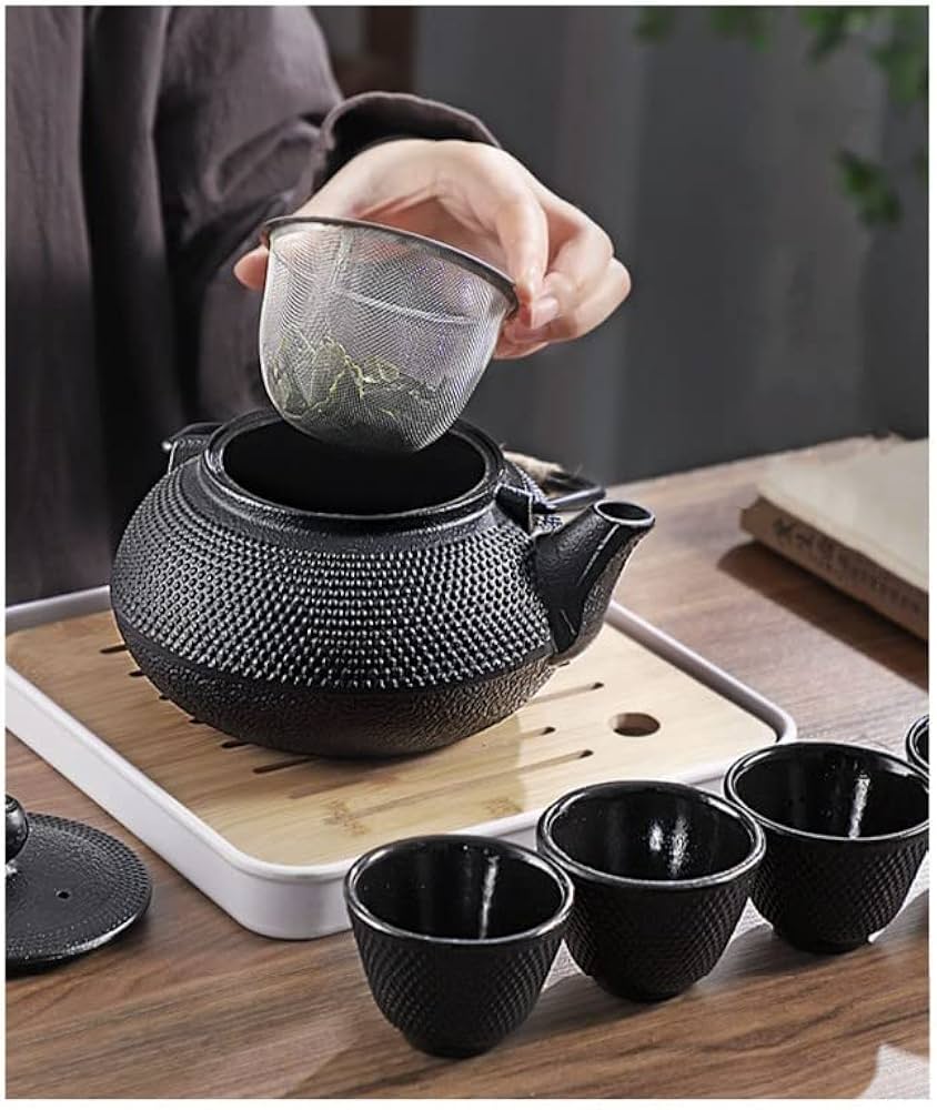 Amazon | 鉄器 南部鉄器 直火可 鉄瓶 やかん 鉄びん 鉄分補給 伝統工芸