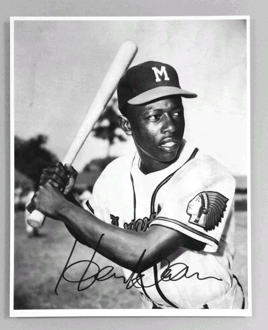 MLB ハンク・アーロンカード（ジャージ・バット）