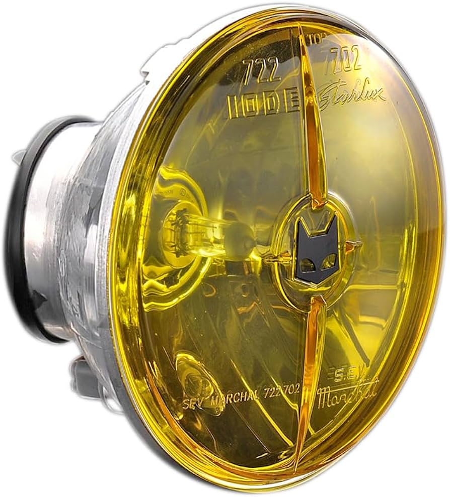Amazon | マーシャル 722・702ヘッドランプ イエローレンズ 4輪用 800