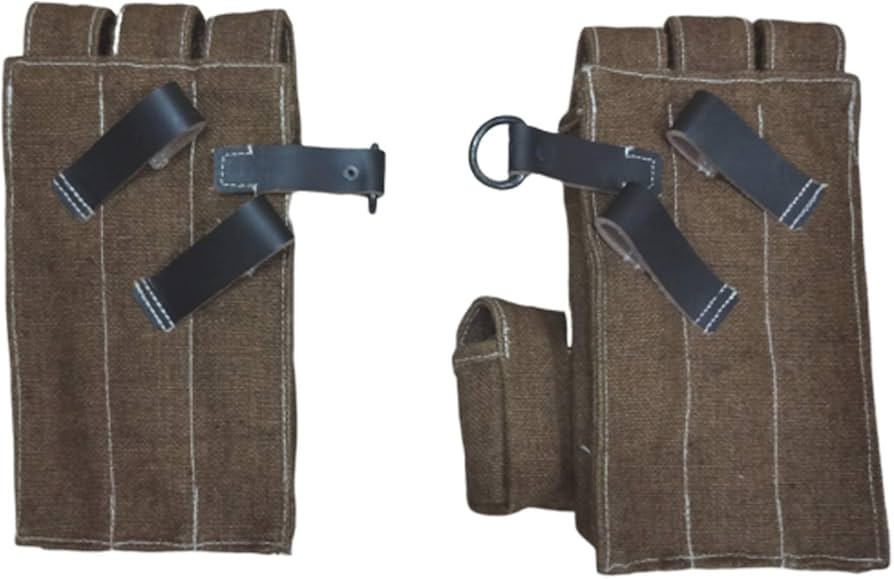 ドイツ軍 MP40マガジンポーチ OD S&G複製 ドイツ軍 MP40マガジンポーチ