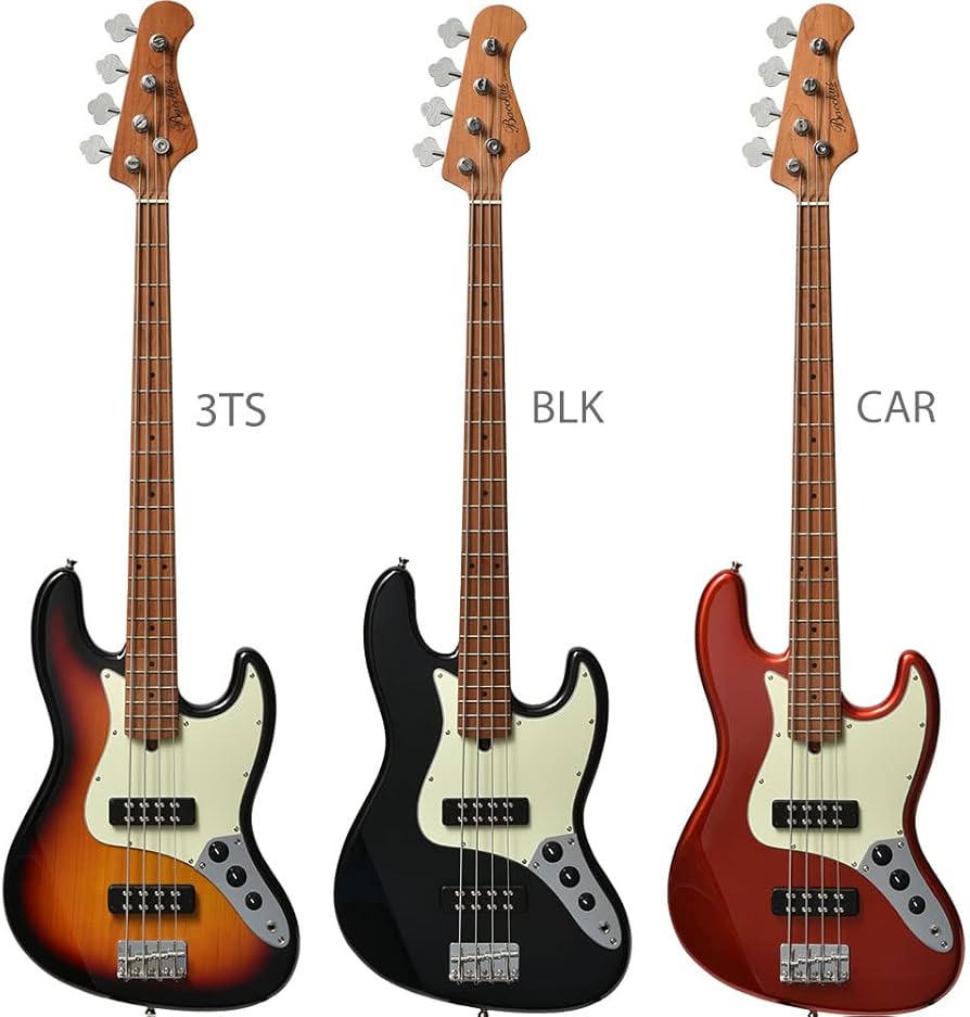 Amazon | Bacchus BJB-2-RSM/M OWH エレキベース ジャズべタイプ