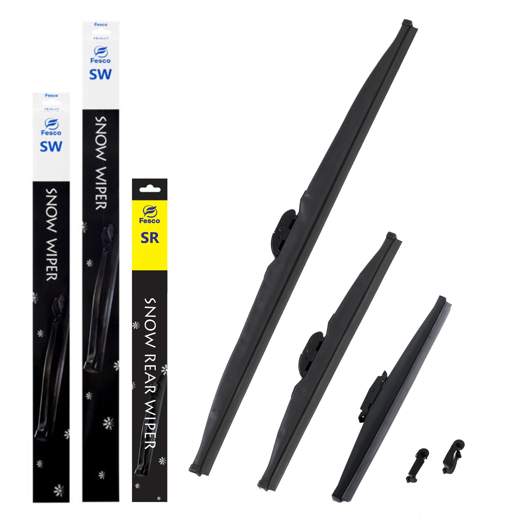 Amazon | 冬用 (雪用) スノーワイパーブレード フロント・リアセット