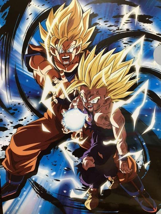 孫悟空 孫悟飯 孫悟天 親子かめはめ波 10/10 フュージョンワールド