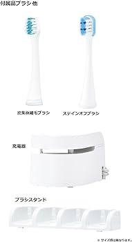 Amazon.co.jp: パナソニック 電動歯ブラシ ドルツ 白 EW-DL34-W